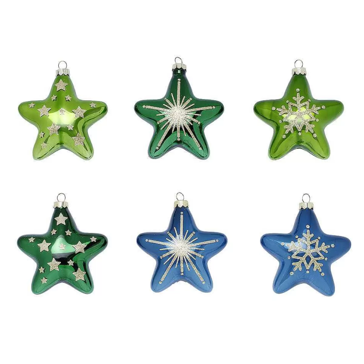 DecoWoerner Cintre De Noël "Star" 8 Cm, 12 Pces