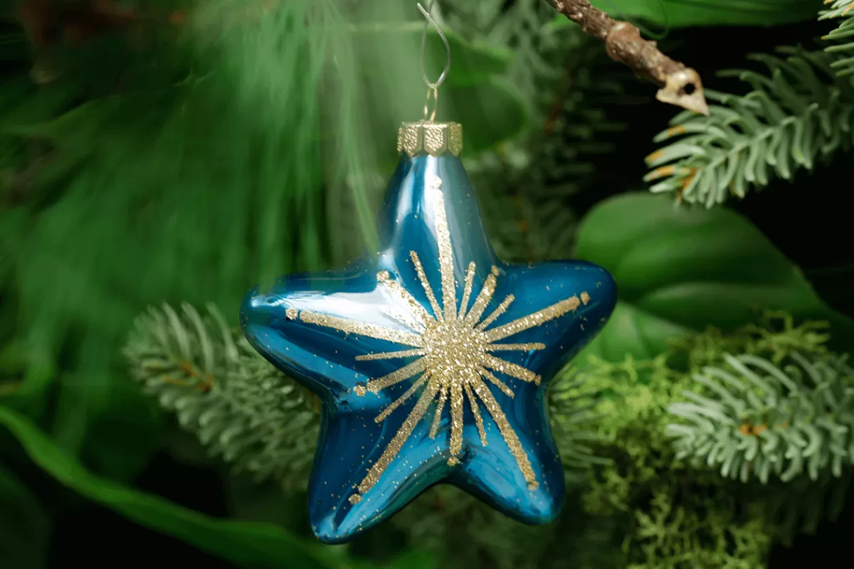 DecoWoerner Cintre De Noël "Star" 8 Cm, 12 Pces