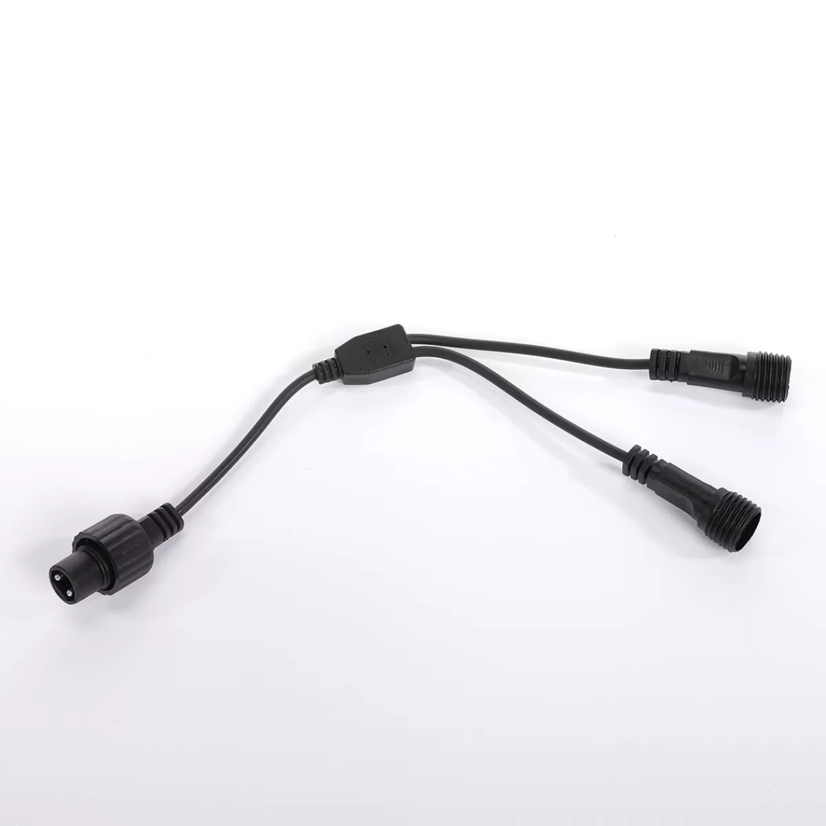 DecoWoerner Connecteur En Y Pour Guirlandes Lumineuses Noir 25 Cm