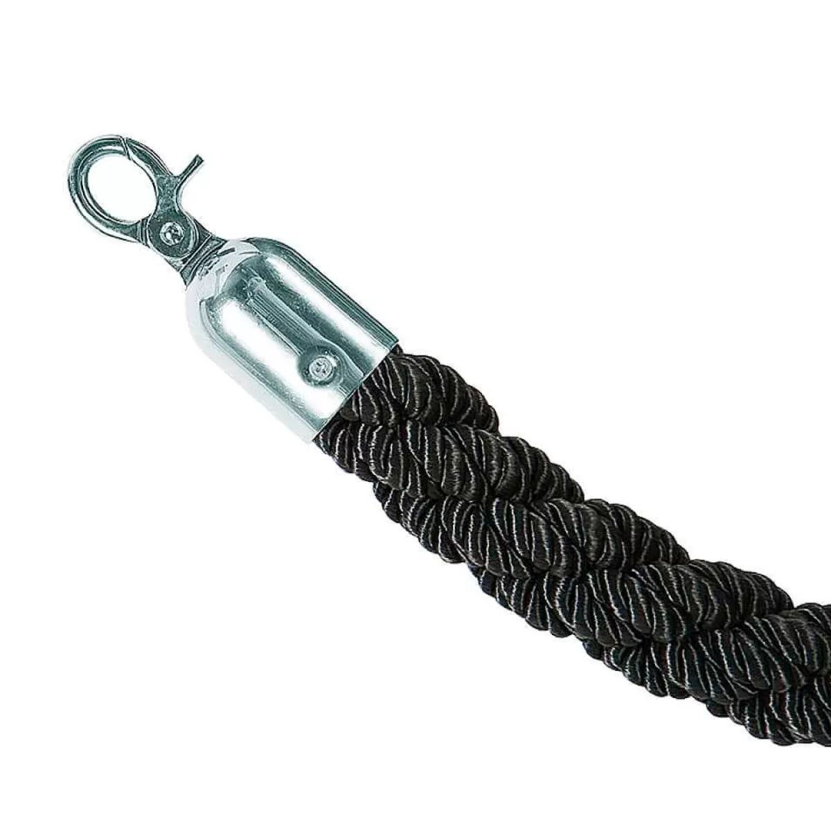 DecoWoerner Cordon Pour Poteau De Barrage, Long. 150 Cm, Argent/