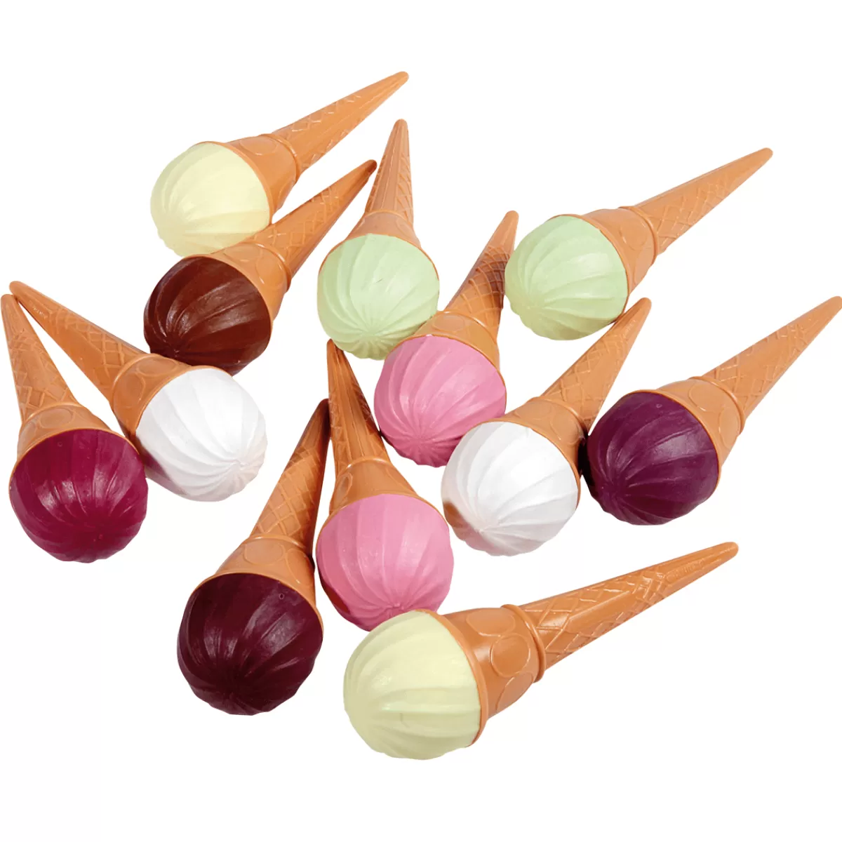 DecoWoerner Cornet De Glace Aliment Factice, 12 Pces