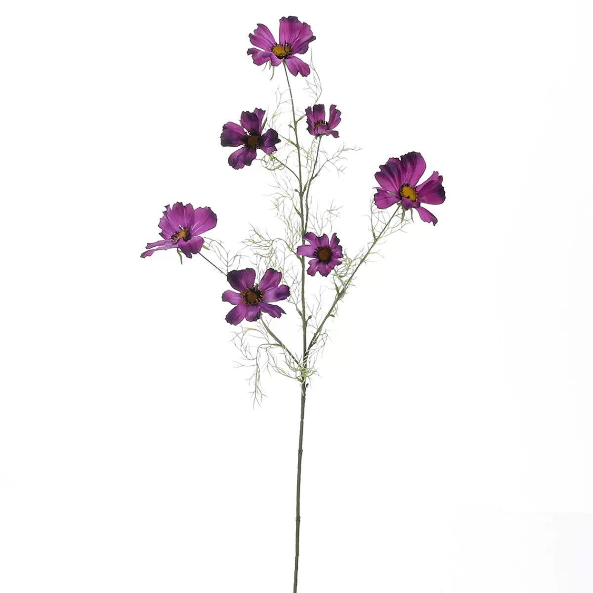 DecoWoerner Cosmos Artificiel Branche Décorative Lilas 90cm