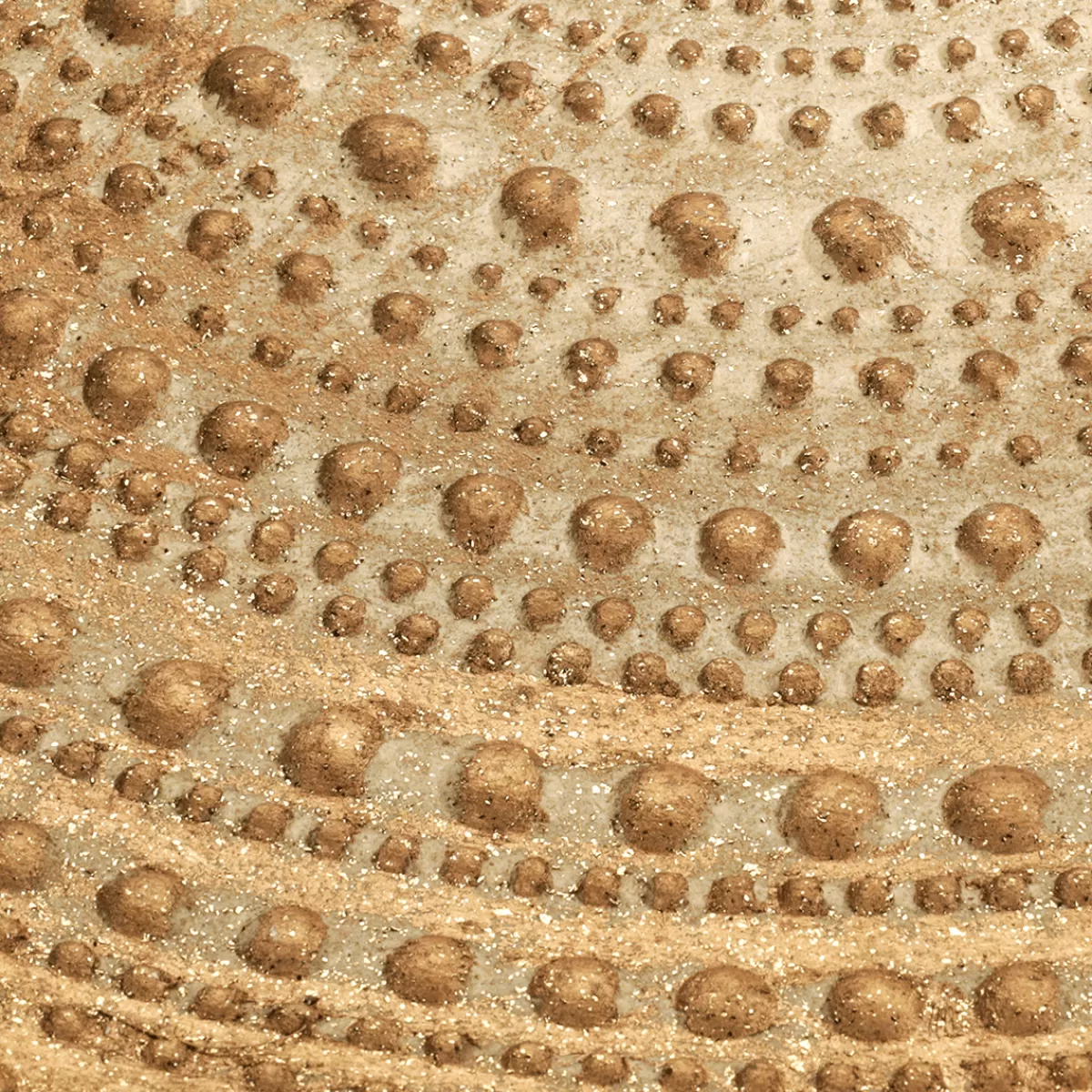 DecoWoerner Coupe Décorative En Bois Laqué Or Ø 49 Cm Avec Décorations