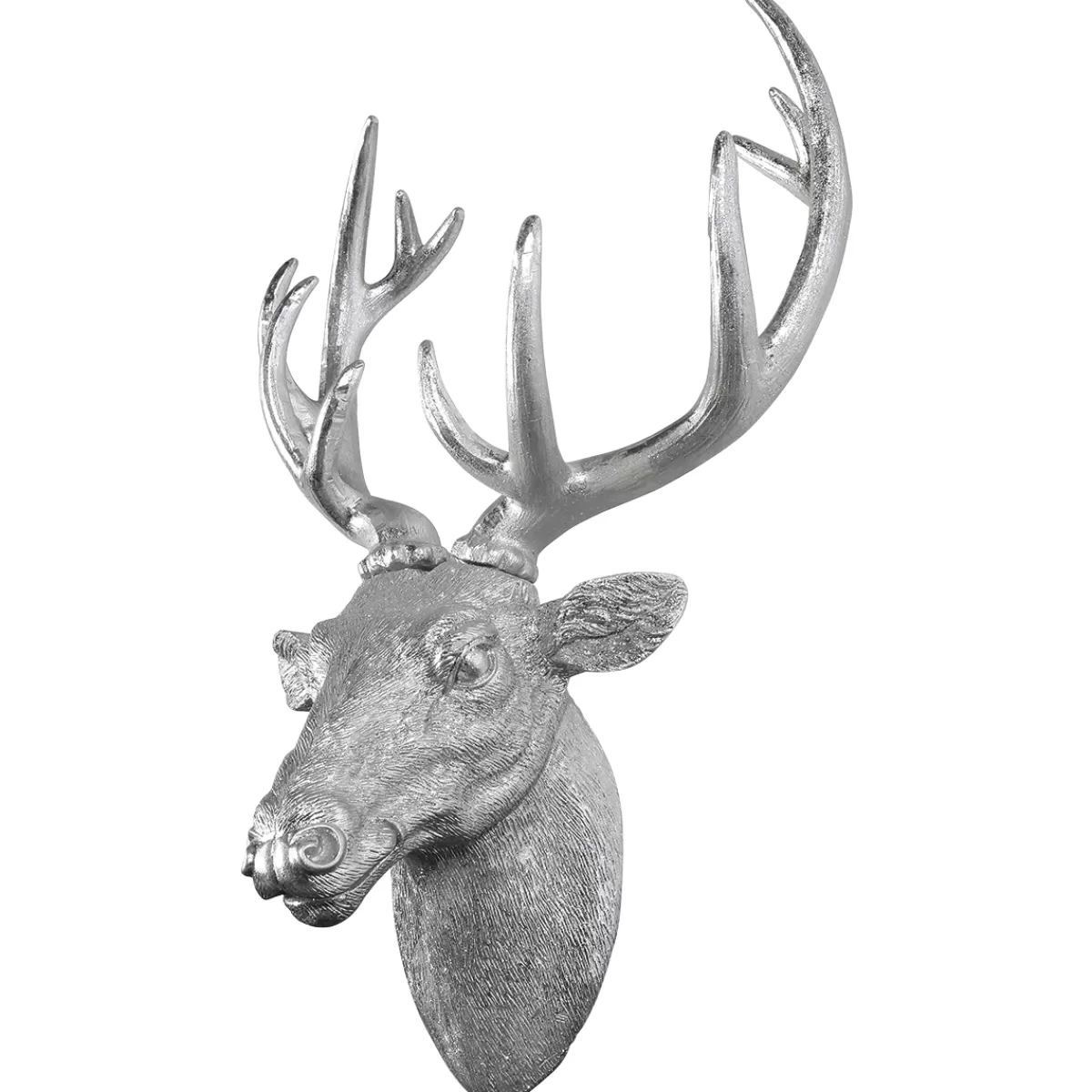 DecoWoerner Déco Murale Tête De Cerf Larg. 45 Cm