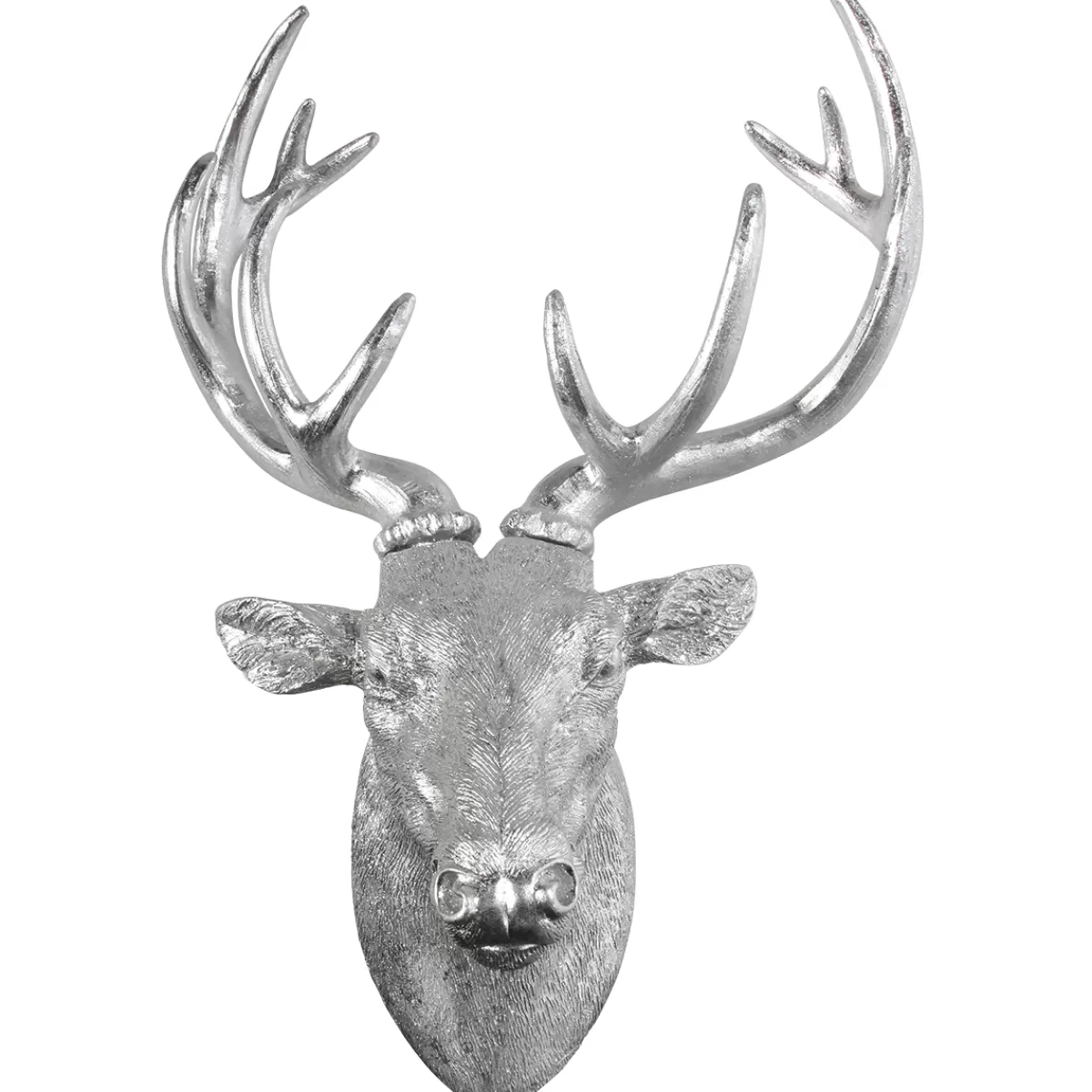 DecoWoerner Déco Murale Tête De Cerf Larg. 45 Cm