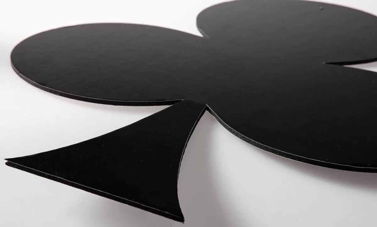 DecoWoerner Décor Croix Couleur Carte à Jouer 50 X 47 Cm