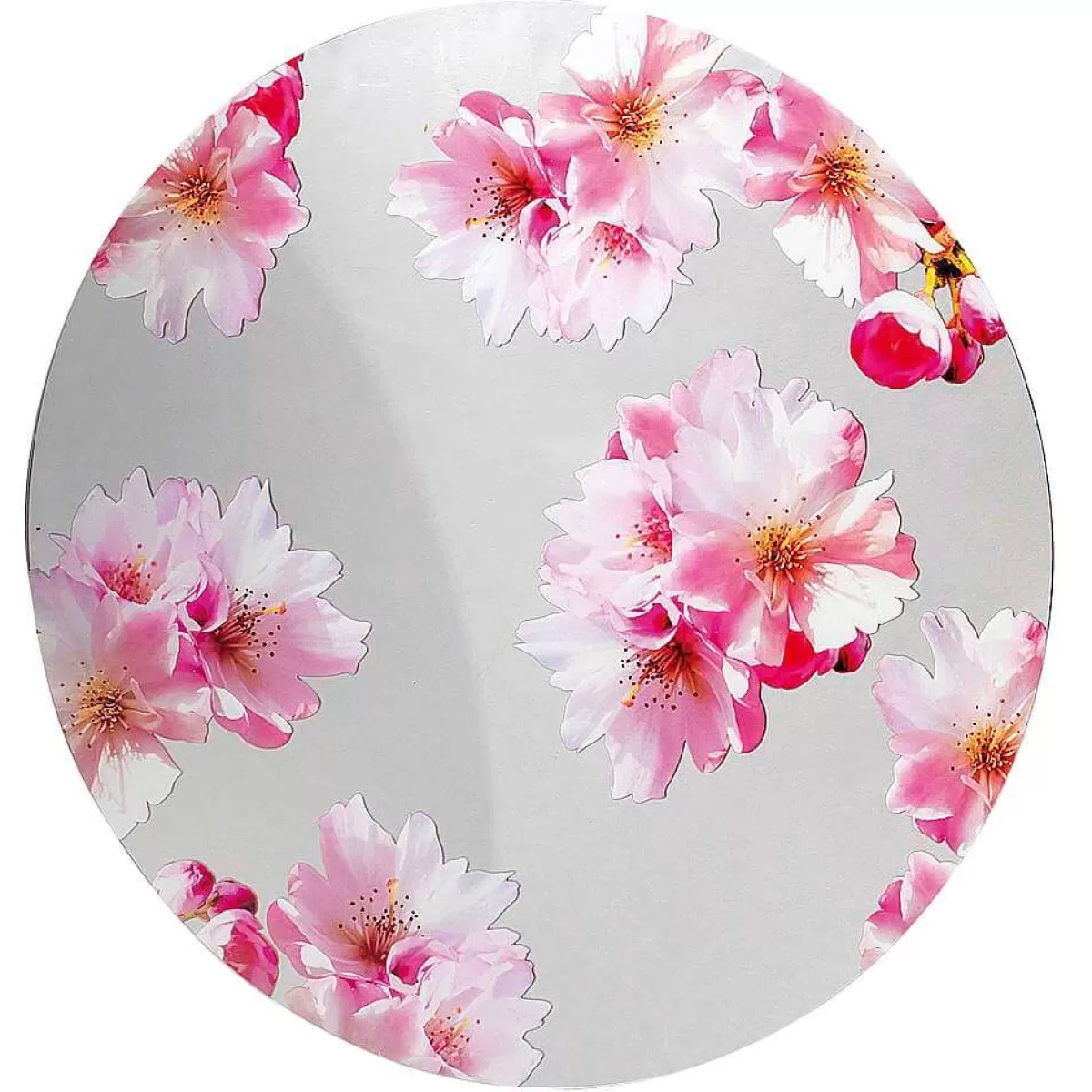 DecoWoerner Décor Miroir Fleurs De Cerisier Ø 80 Cm