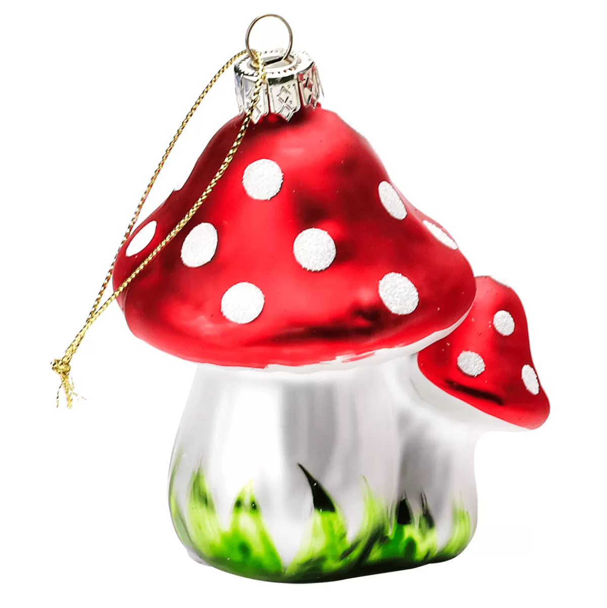 DecoWoerner Décoration De L'arbre De Noël "Champignon" 9,5 Cm
