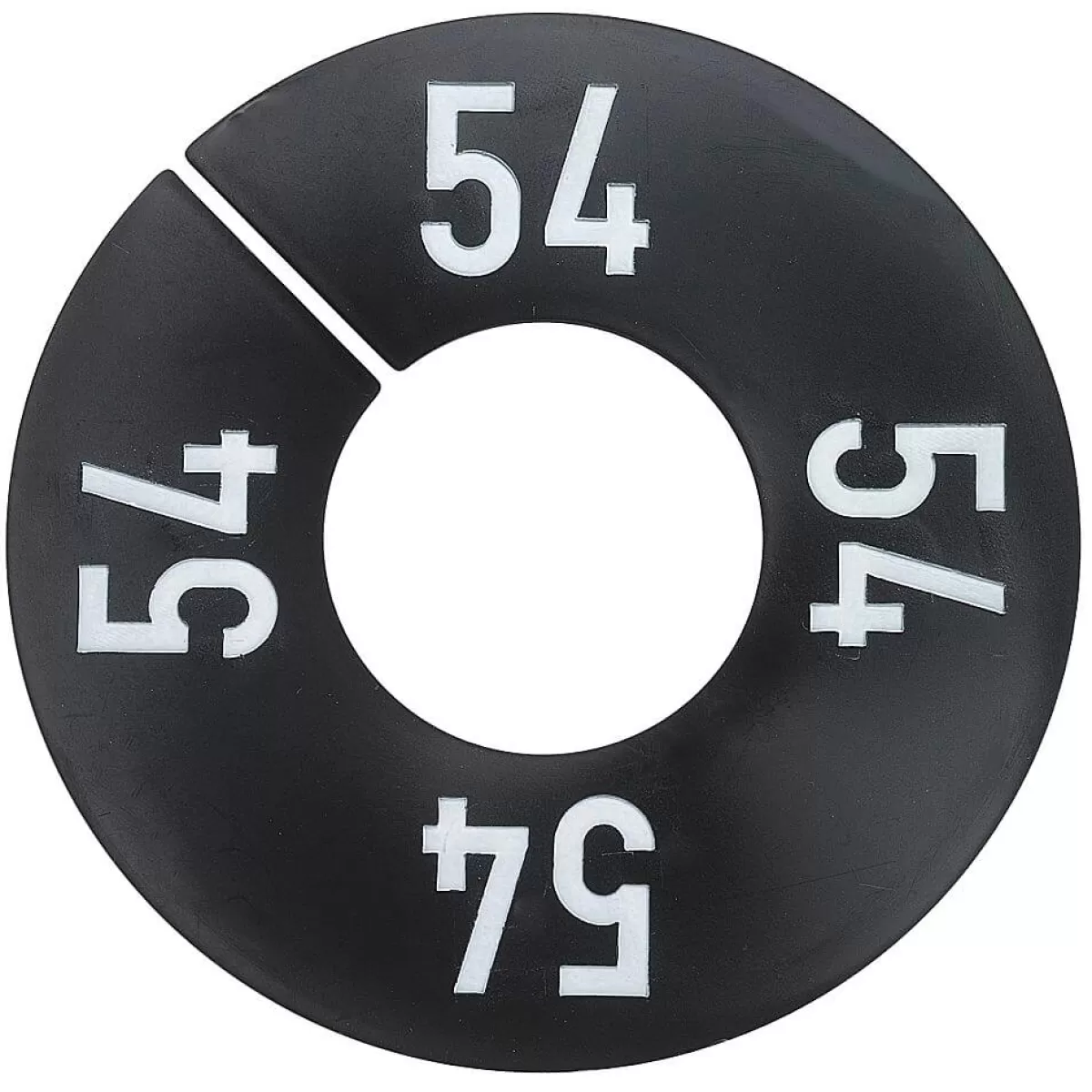 DecoWoerner Disque De Taille Noir Avec Taille De Confection 54