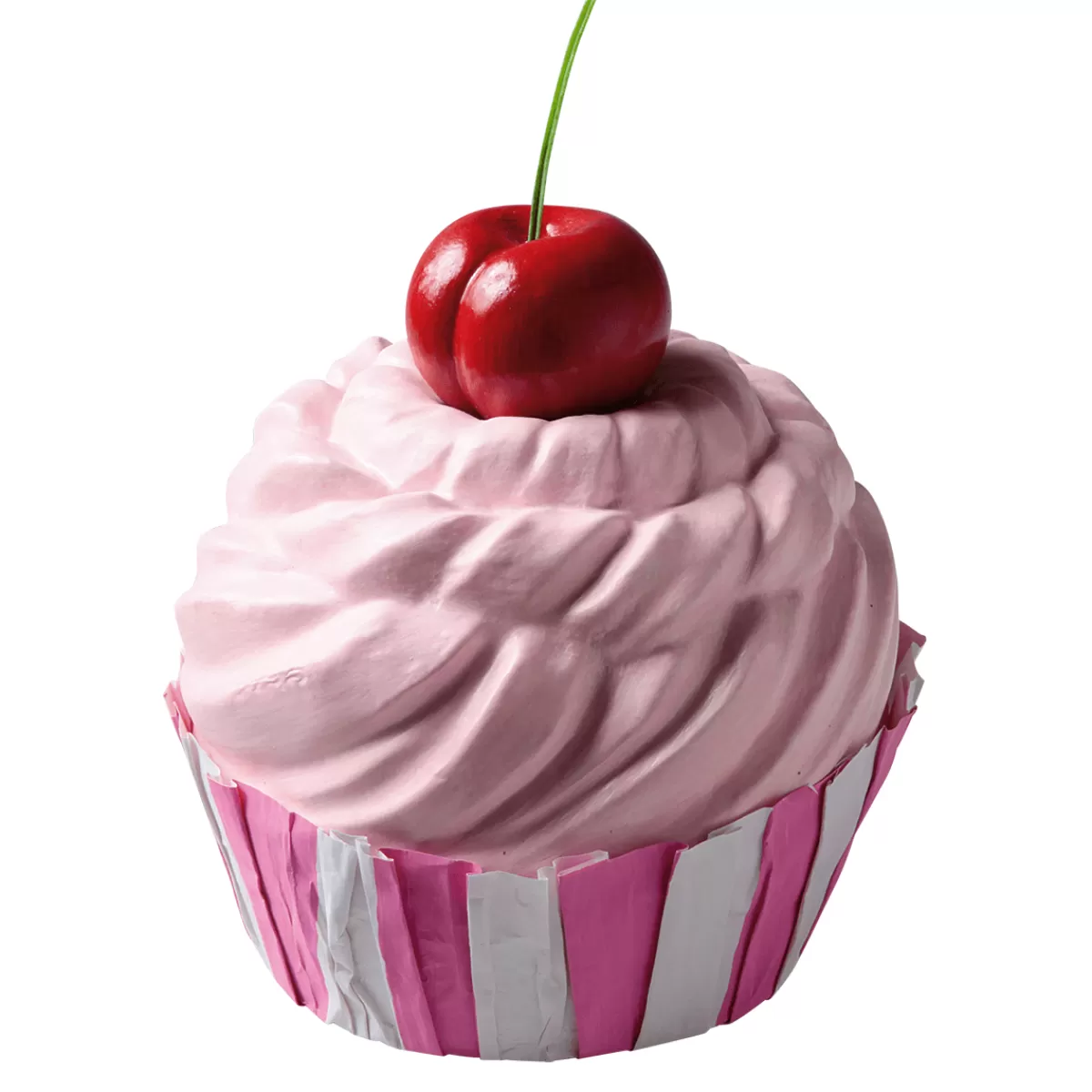 DecoWoerner Faux Cupcake Aux Cerises 20 Cm