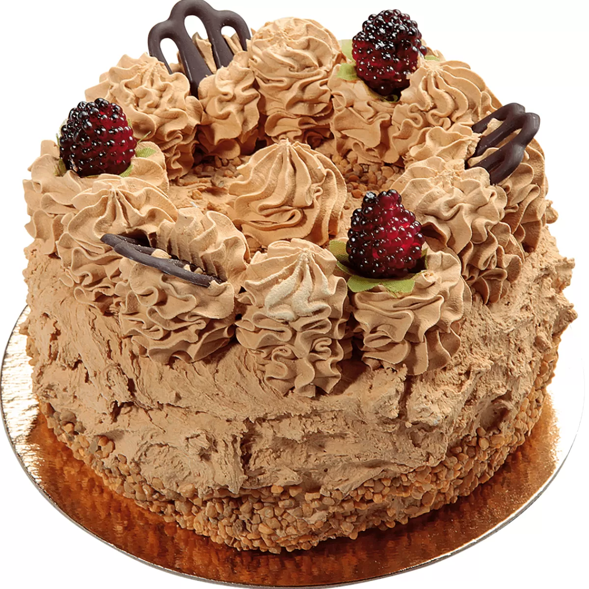 DecoWoerner Faux Gâteau Au Chocolat 15 Cm Ø