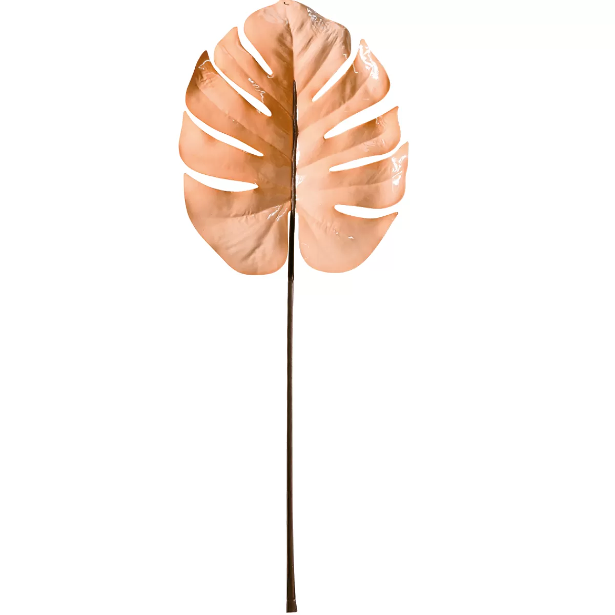 DecoWoerner Feuille De Monstera Artificielle 90 Cm Crème