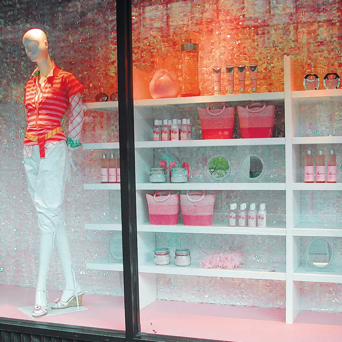 DecoWoerner Feuille Optique à Découper Irisée 90 Cm De Large, Snow Flake