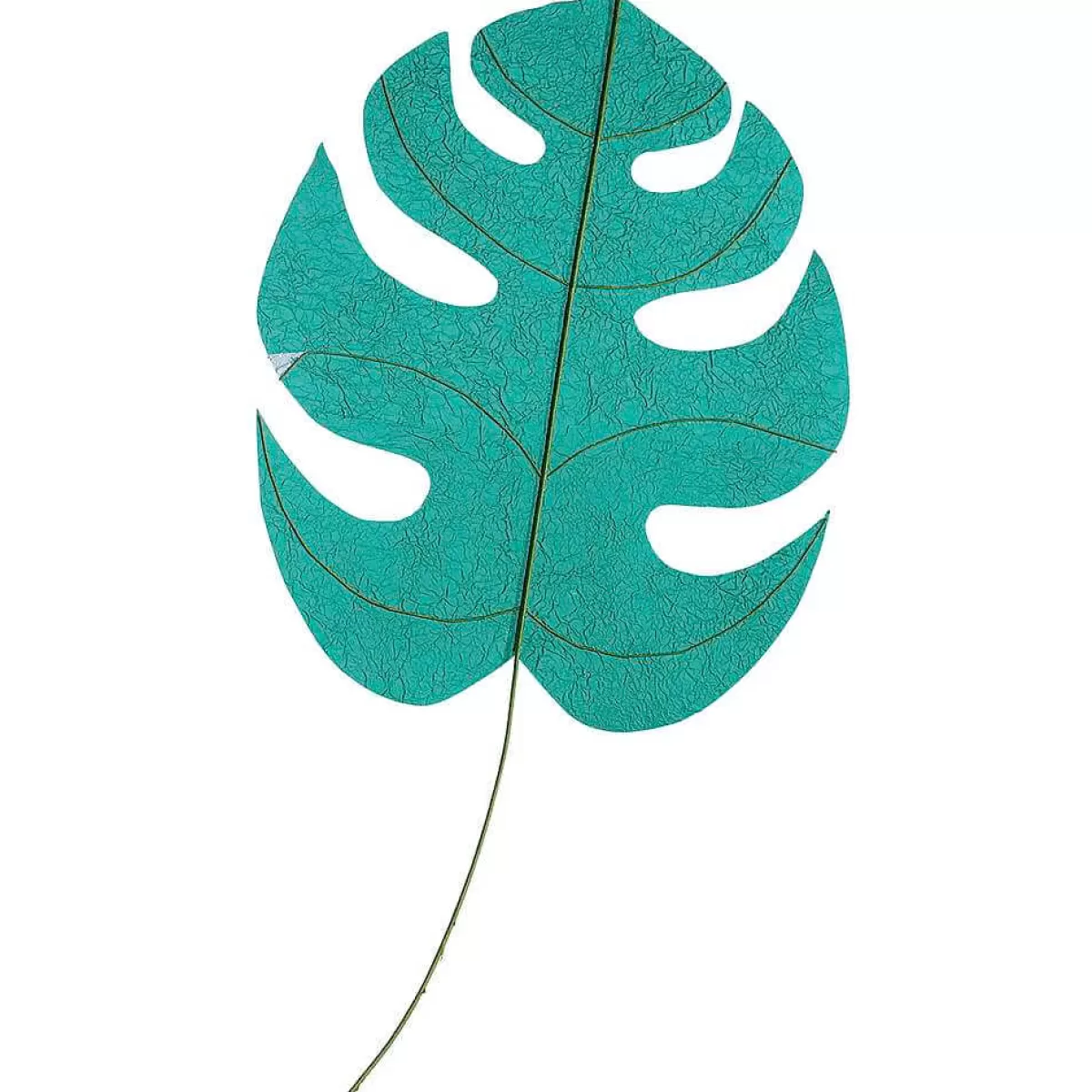 DecoWoerner Feuilles Déco Monstera 60 X 63 Cm, Pétrole