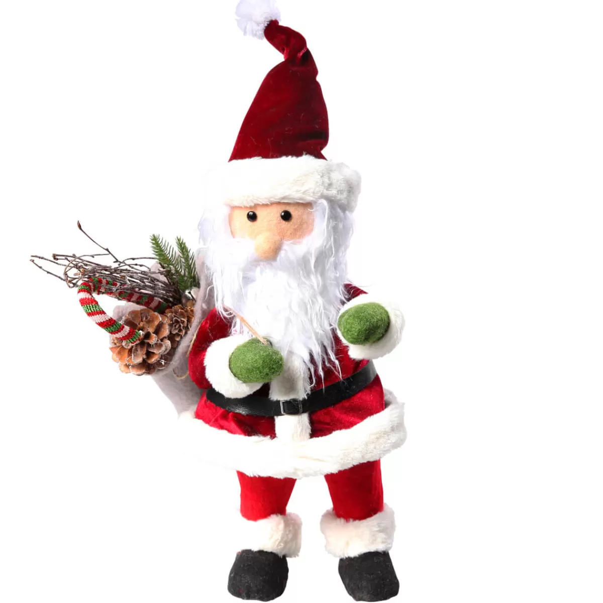 DecoWoerner Figurine Déco Père Noël 43 Cm