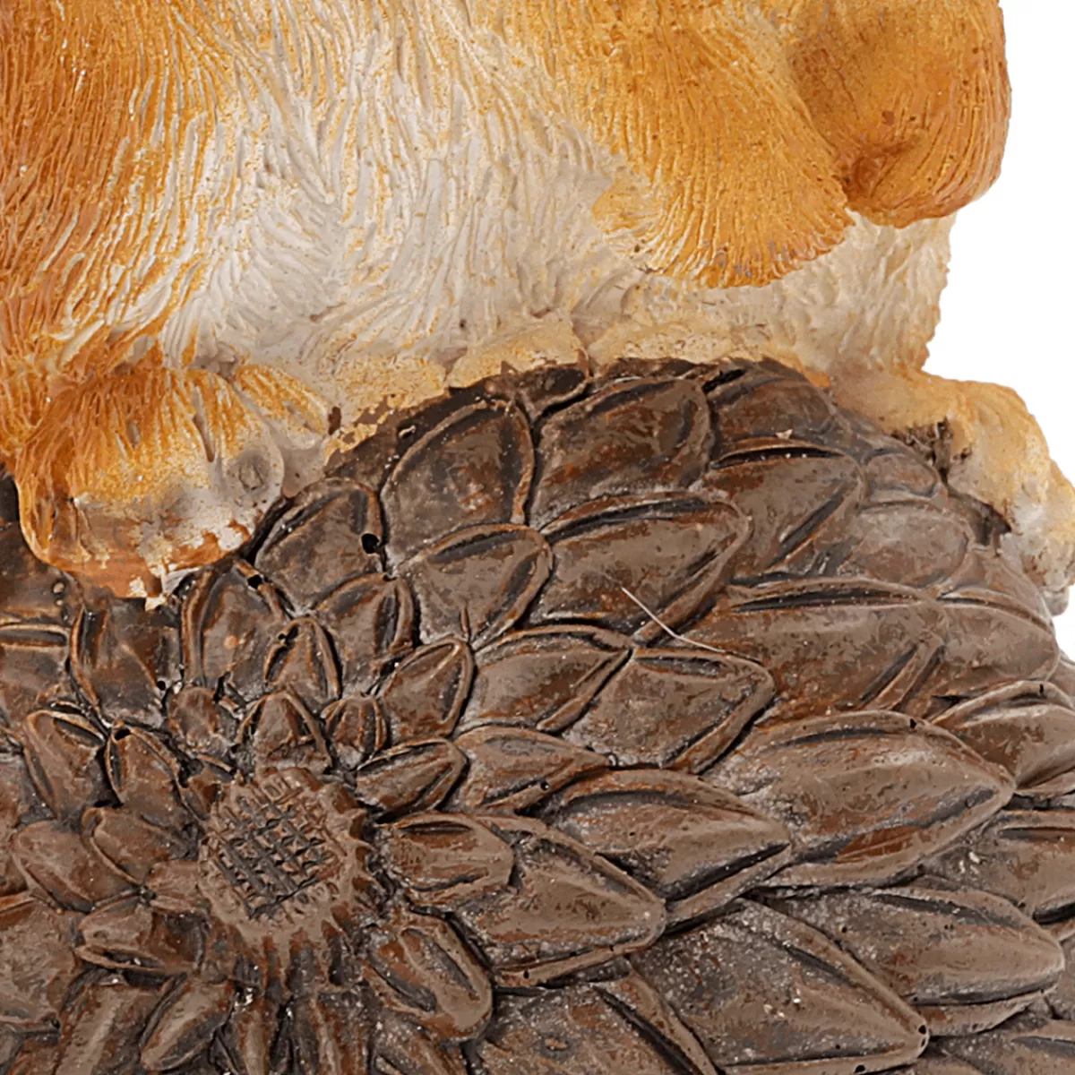 DecoWoerner Figurine Décorative écureuil Avec Gland 13 X 9 X 6 Cm (H X L X P)