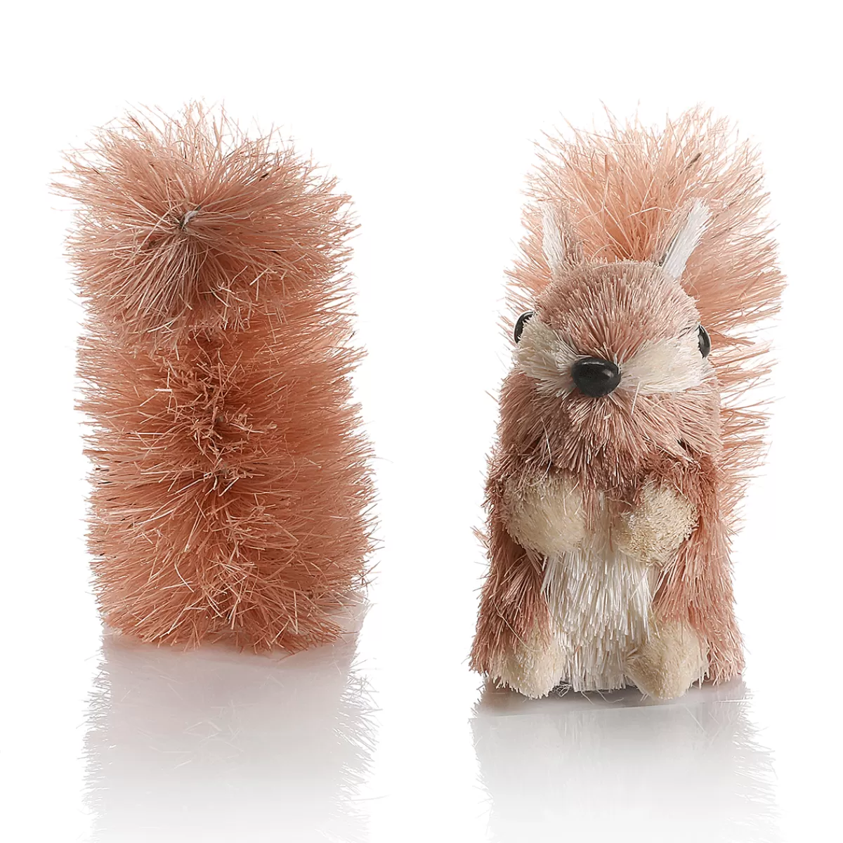 DecoWoerner Figurine Décorative écureuil, Set De 2, Hauteur 11 Cm