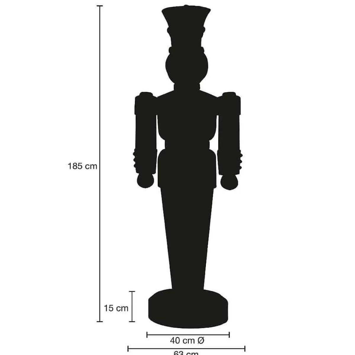 DecoWoerner Figurine De Soldat 185 Cm