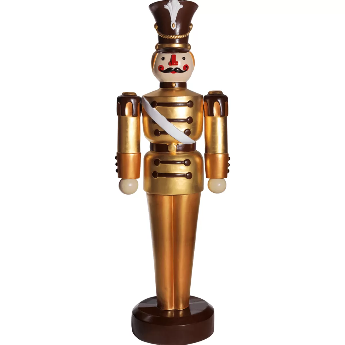 DecoWoerner Figurine De Soldat 185 Cm, Or-brun, Entièrement Plastique