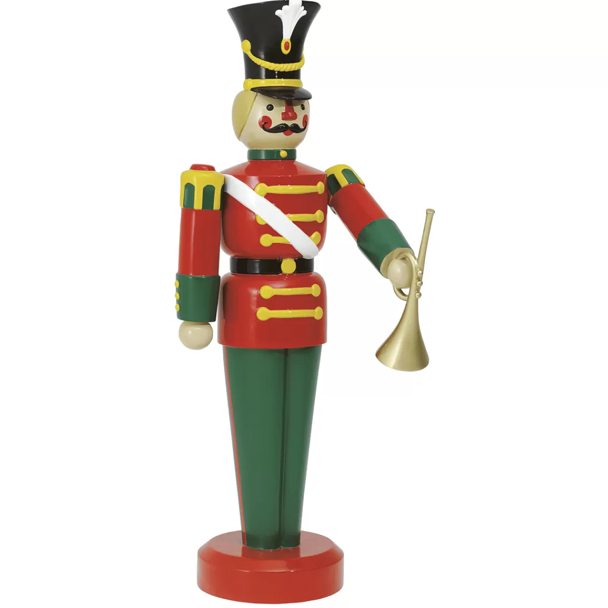 DecoWoerner Figurine De Soldat Avec Trompette 185 Cm