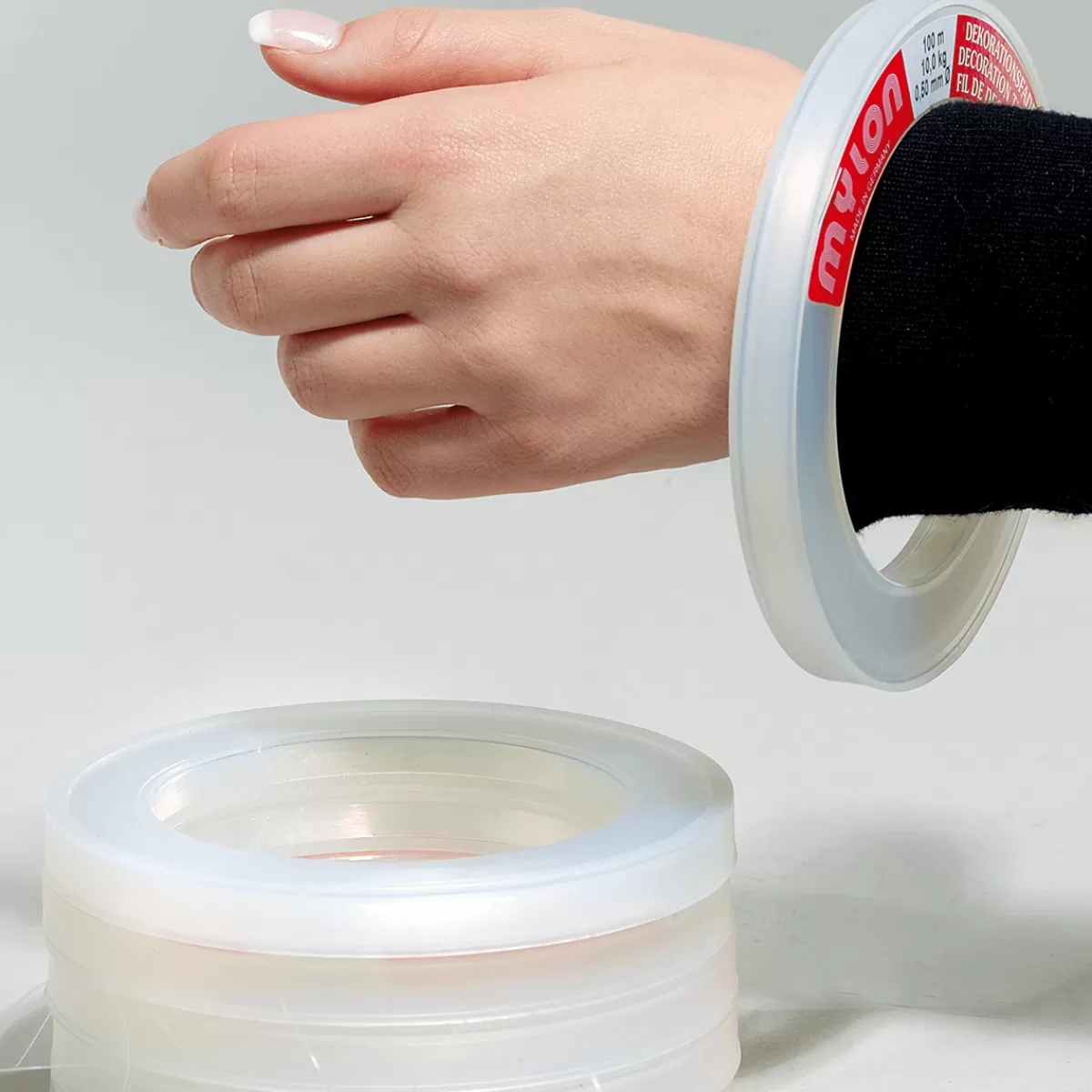 DecoWoerner Fil En Perlon 200 M, Résistance à La Rupture 1 Kg