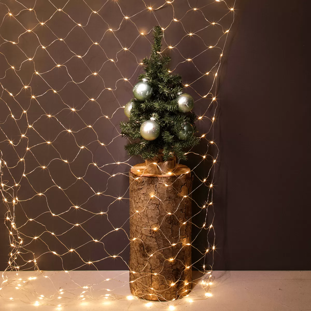 DecoWoerner Filet Lumineux à LED, Câble , LED Chaude, 350 X 30 Cm