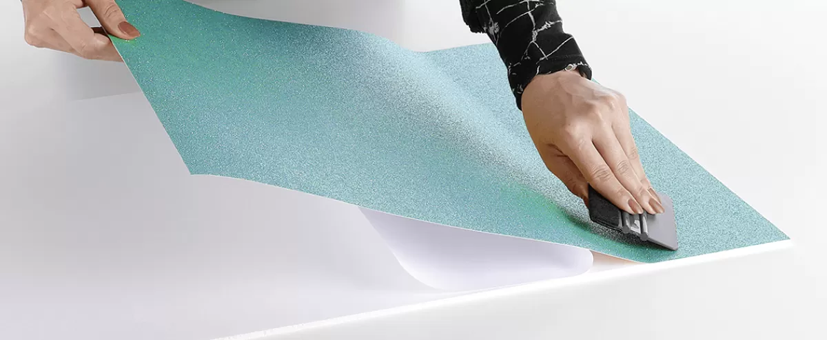 DecoWoerner Film Autocollant Scintillant Rouleau De 50 Cm X 5 M