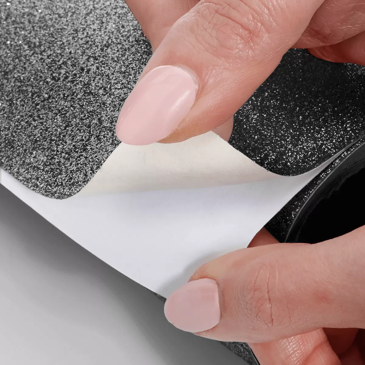 DecoWoerner Film Autocollant Gris Foncé Scintillant Rouleau De 50 Cm X 5 M