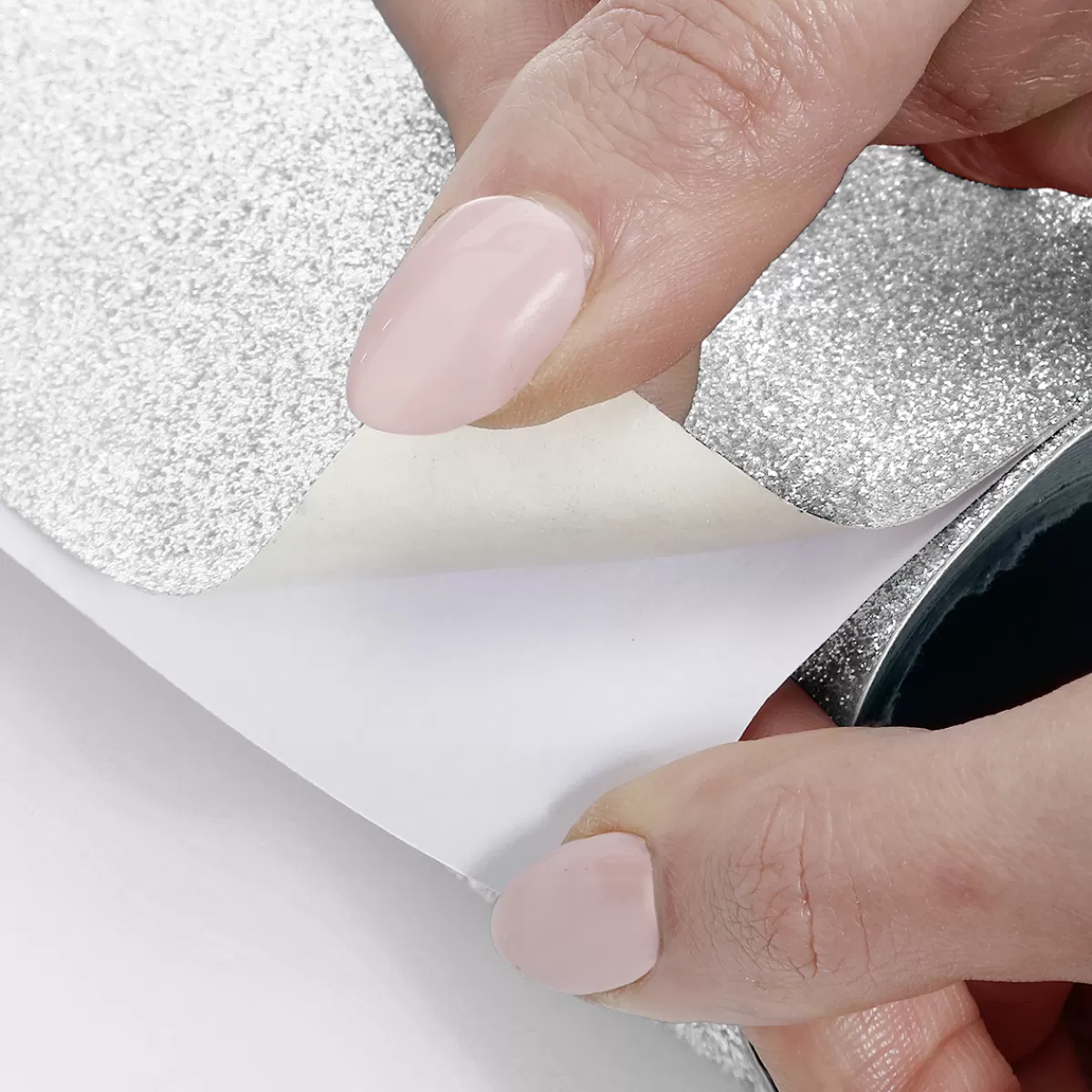 DecoWoerner Film Scintillant Autocollant Irisé 50 Cm X 5 M Rouleau