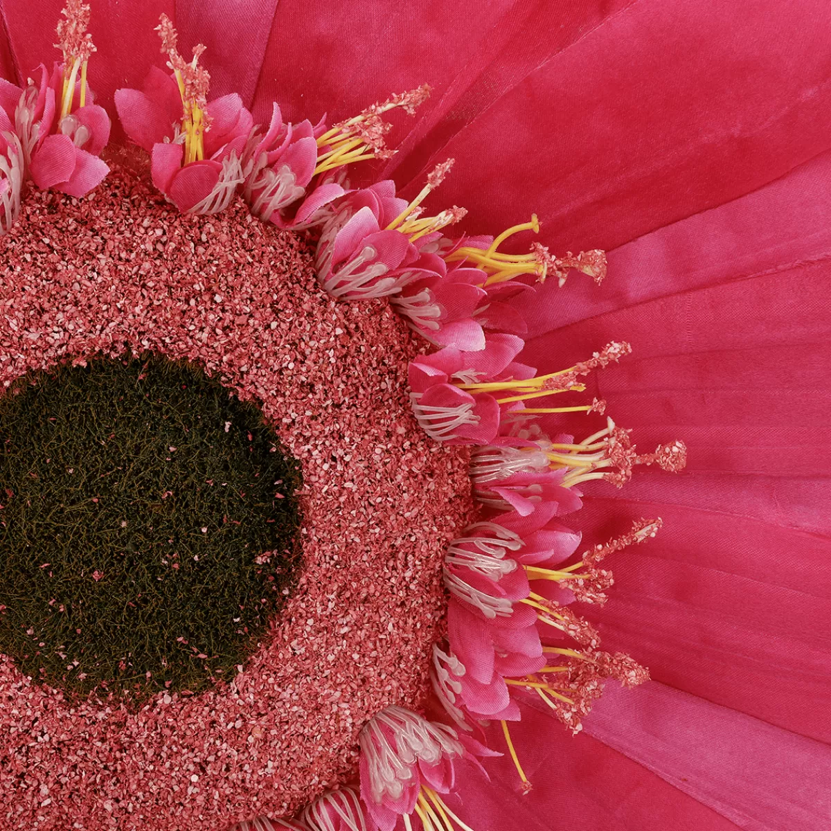 DecoWoerner Fleur De Gerbera Géante Artificielle, Ø 45 Cm, Pink