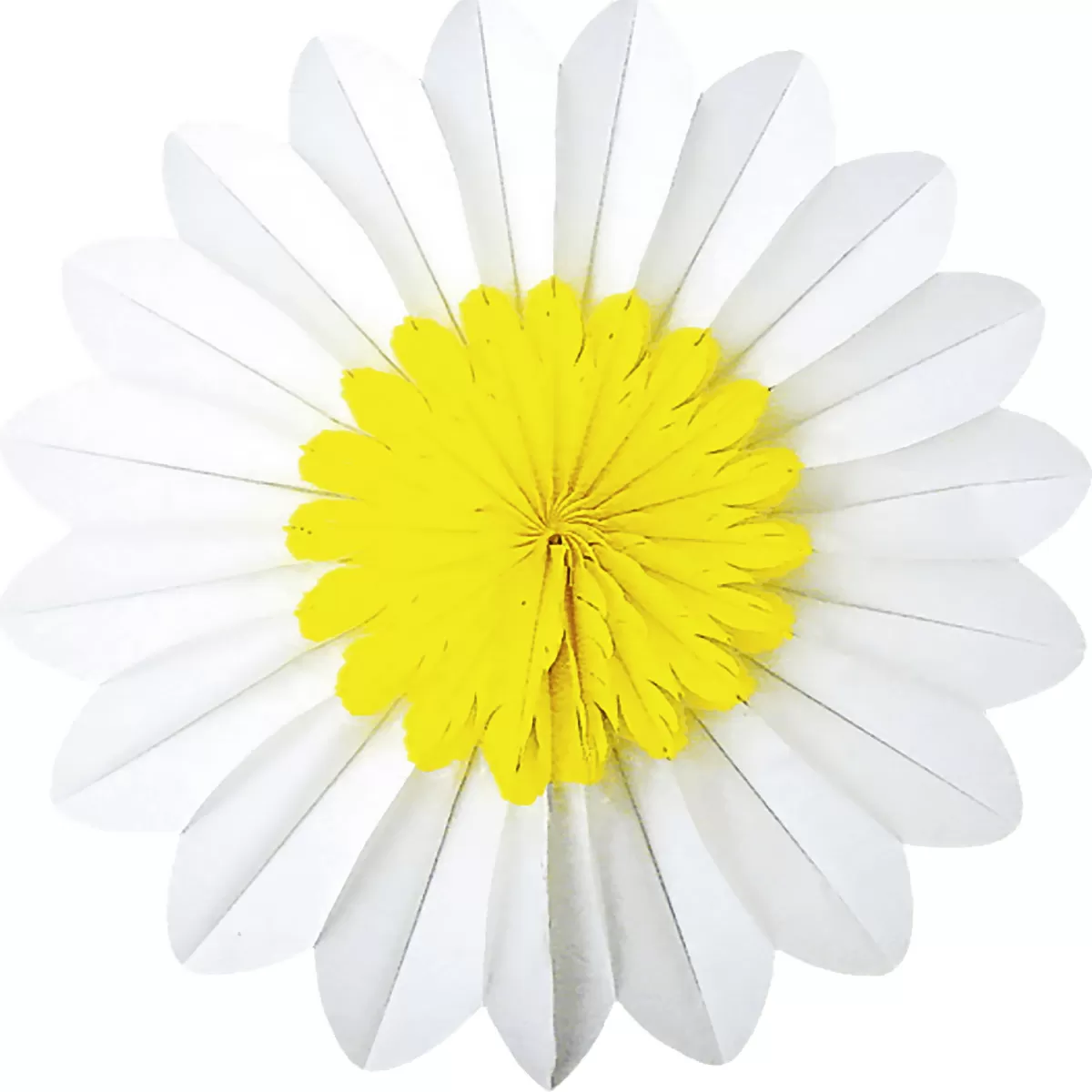 DecoWoerner Fleur De Marguerite Ignifuge Rosette De Papier 50 Cm Ø