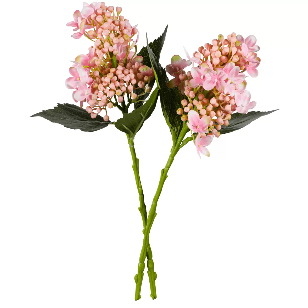 DecoWoerner Fleurs Artificielles D'hortensia , 39 Cm, 2 Pièces