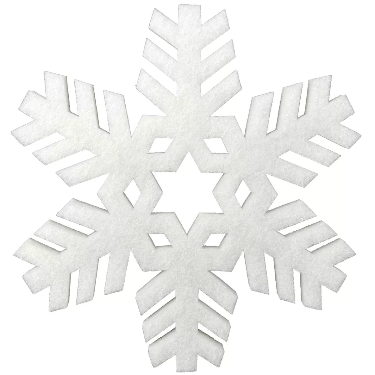 DecoWoerner Flocon De Neige En Ouate, Ø 30 Cm