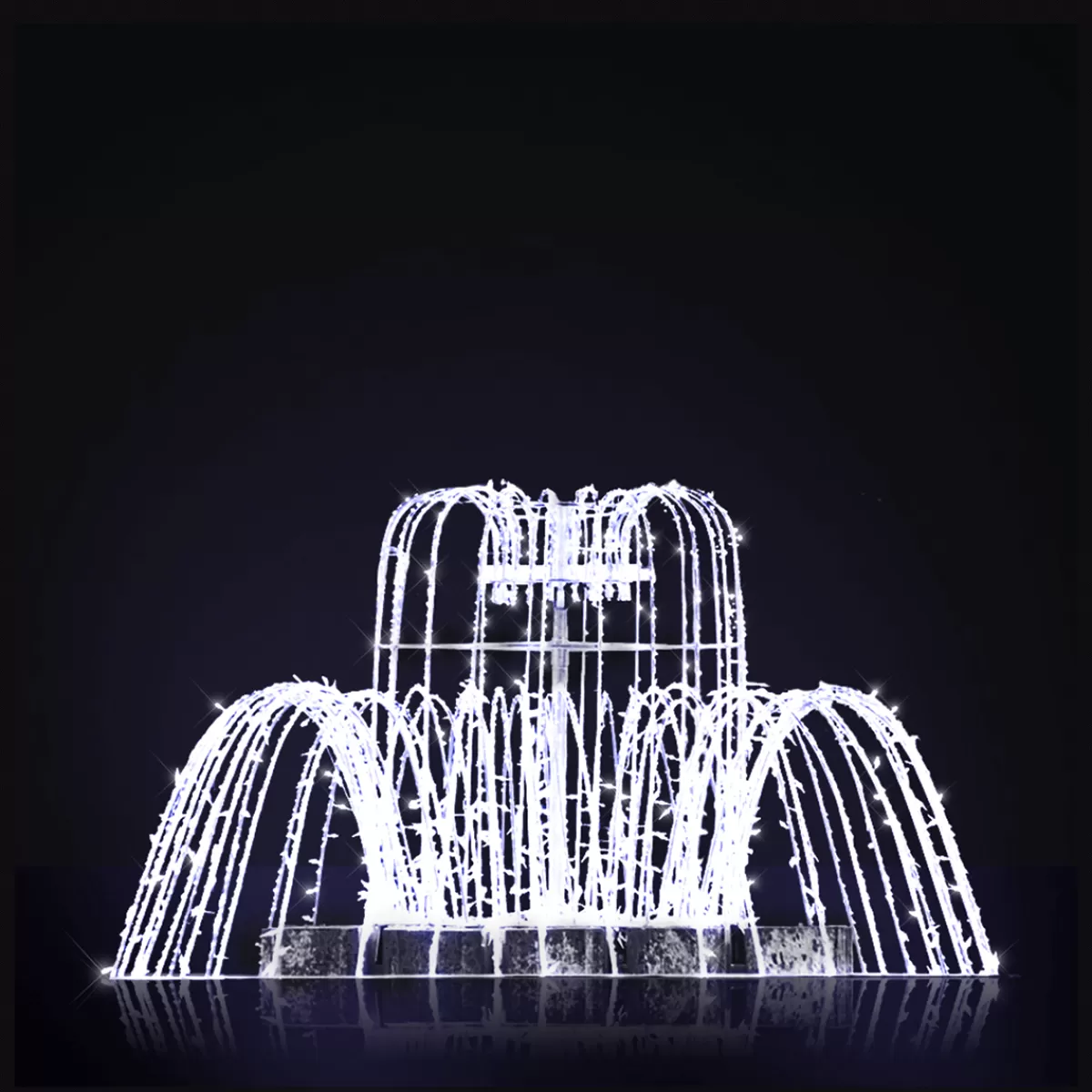 DecoWoerner Fontaine Lumineuse à LED Froide NIAGARA 230 X 290 Cm