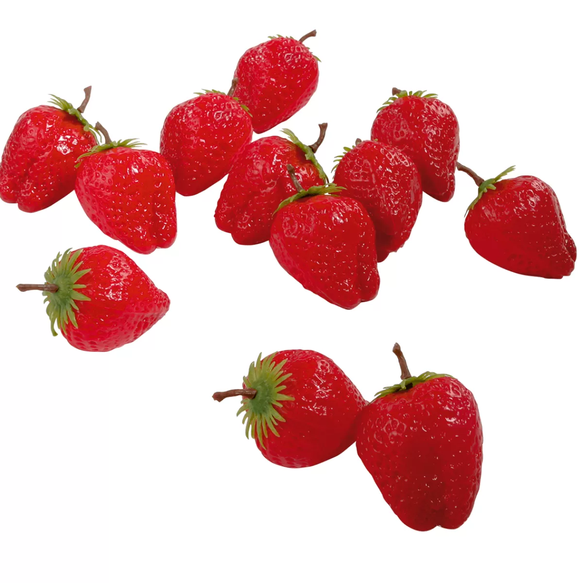 DecoWoerner Fraises Aliment Factice 12 Pces