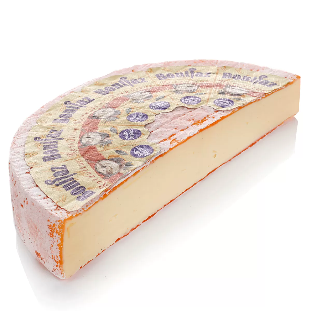 DecoWoerner Fromage à Pâte Molle Bonifaz Demi-meule - Alimentaire Factice 24 Cm