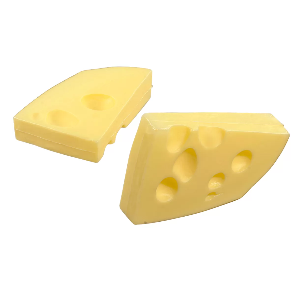 DecoWoerner Fromage Emmental Aliment Factice, 2 Pces