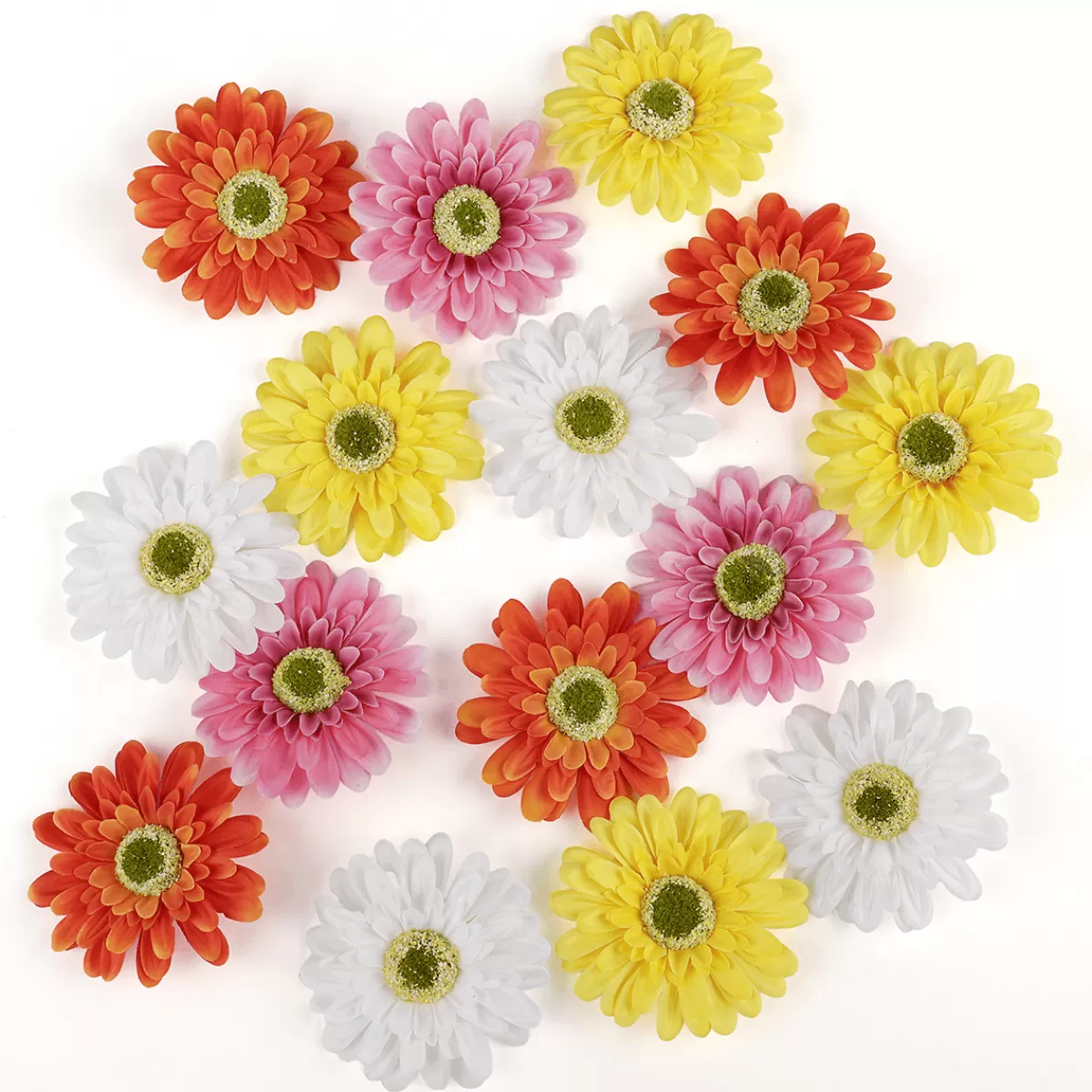 DecoWoerner Gerbera Artificiel Mélange De Fleurs à Disperser 36 Pièces