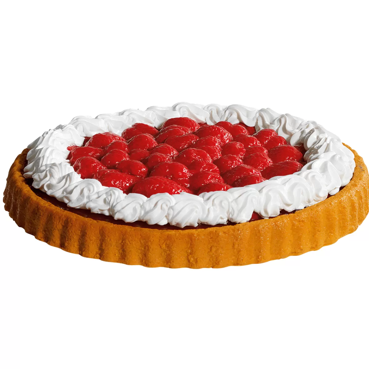 DecoWoerner Gâteau Aux Fraises Alimentaire Faux 27 Cm Ø