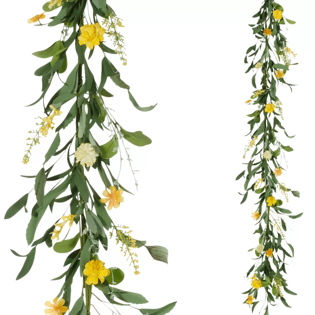 DecoWoerner Guirlande De Fleurs Des Champs Artificielle 158 Cm