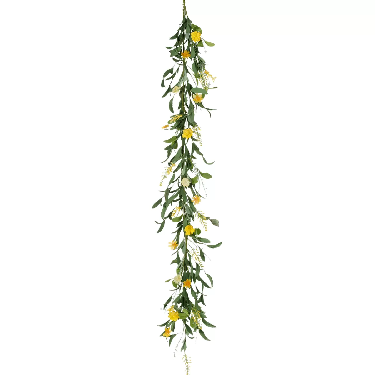 DecoWoerner Guirlande De Fleurs Des Champs Artificielle 158 Cm