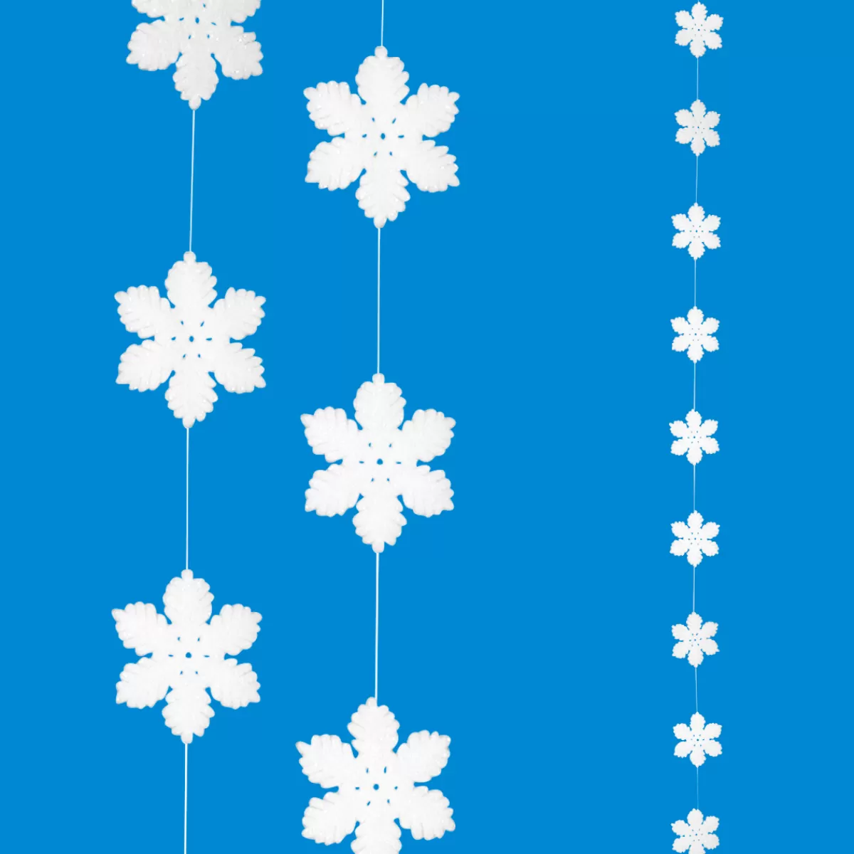 DecoWoerner Guirlande De Flocons De Neige, 180 Cm De Long