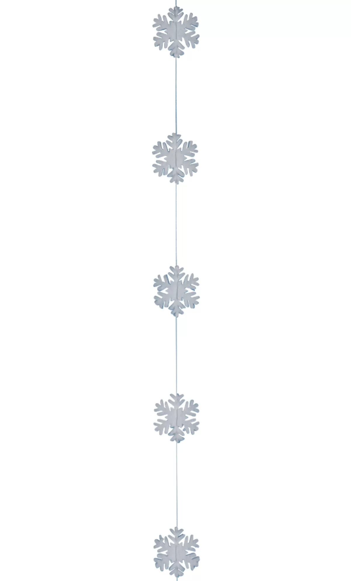 DecoWoerner Guirlande De Flocons De Neige, , 180 Cm