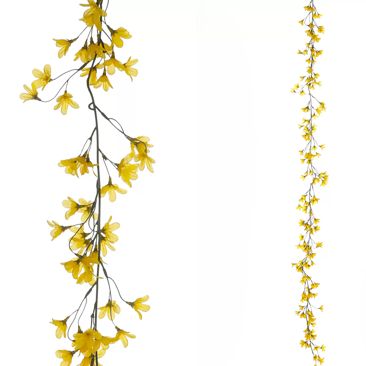 DecoWoerner Guirlande De Forsythias Artificiels 180 Cm