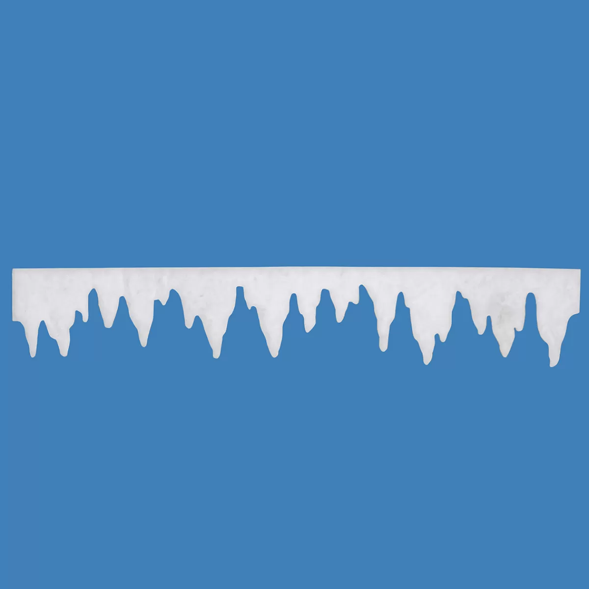 DecoWoerner Guirlande De Glaçons En Feutre , 100 X 16 Cm