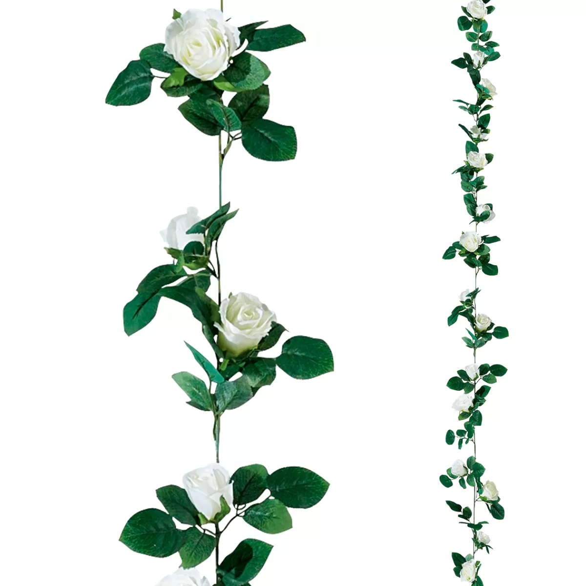 DecoWoerner Guirlande De Roses Artificielles 180 Cm, hes