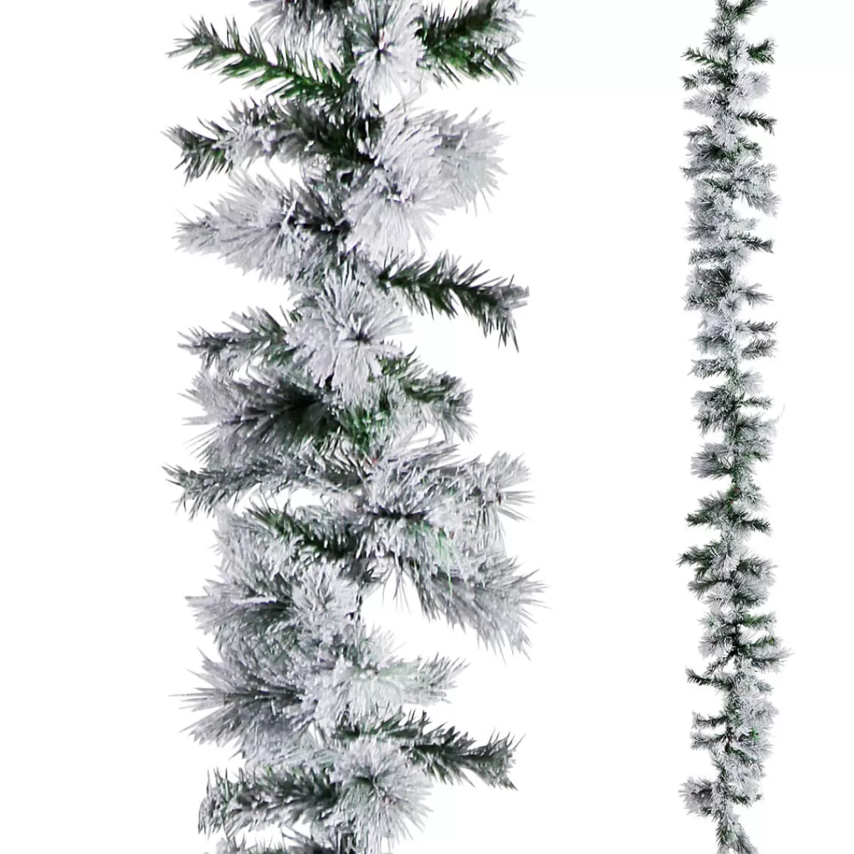 DecoWoerner Guirlande De Sapin Artificielle PE, Enneigée, 270 Cm