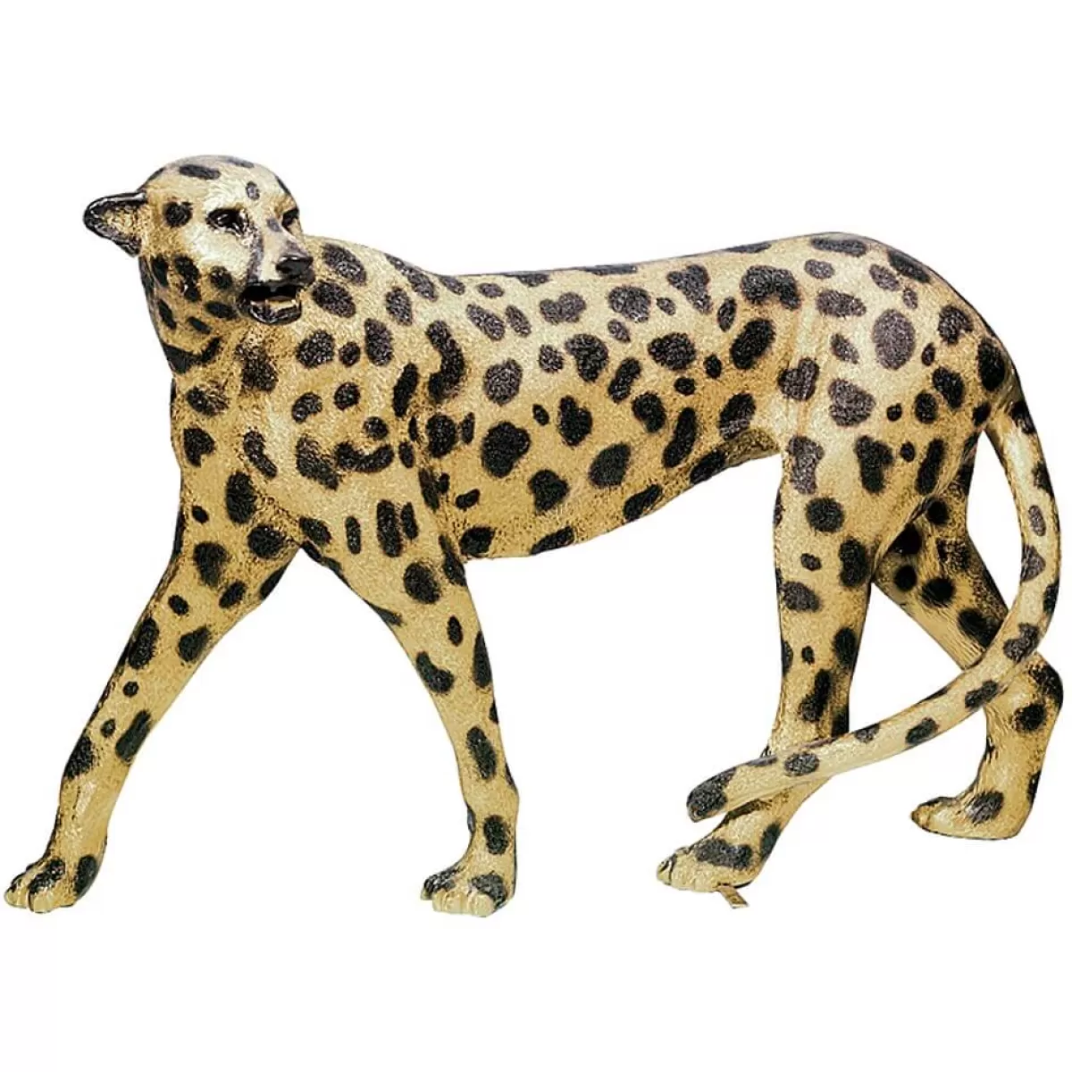 DecoWoerner Guépard Dé 110 Cm De Long Avec Taches Noires