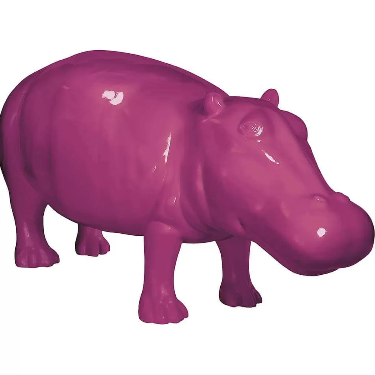 DecoWoerner Hippopotame Déco 190 Cm