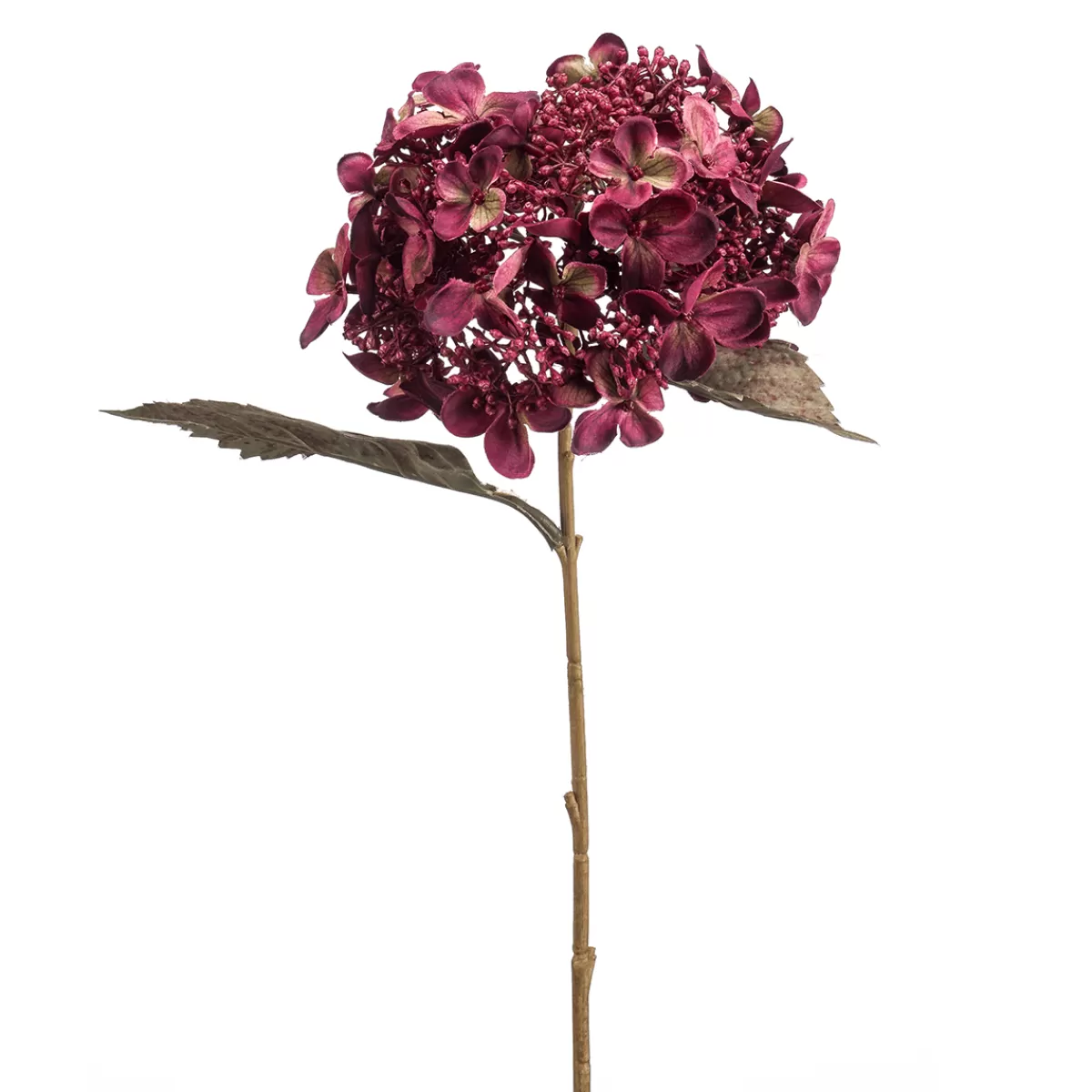 DecoWoerner Hortensia Artificiel DRY LOOK, , 52 Cm